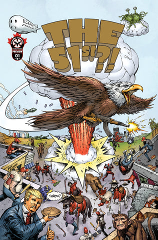 The 51st?! #1 Preview - CK C2E2 "Deuces" Exclusive - DAMAGED COPY - Shelby Robertson