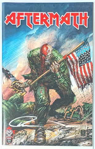 Aftermath #1 (FULL ISSUE) - CK C2E2 "Trooper" Exclusive - SIGNED by Spencer Voykin, Dave Kemp, Dan Kemp