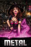 Aftermath #1 - FOIL, METAL & LEATHER "Three Witchy Women" CK Exclusive - Monte M. Moore