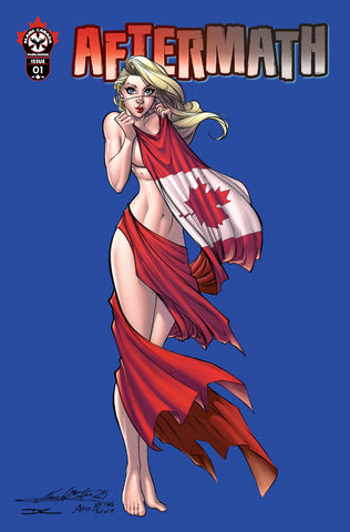 Aftermath #1 (FULL ISSUE) - CK Fan Expo Denver "Canada Flag Girl" Exclusive - Narcelio Sousa