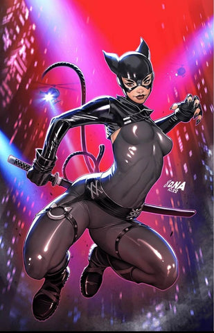 Catwoman #52 - CK Exclusive - Foil Virgin - DAMAGED COPY - David Nakayama