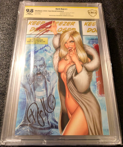 Dark Red #1 - DOUBLE SIGNED CBCS 9.8 - C2E2 Exclusive Variant - Ryan Kincaid