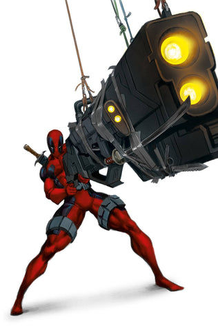 Deadpool #1 - 1:100 Ratio Variant - DAMAGED COPY - Miguel Mercado