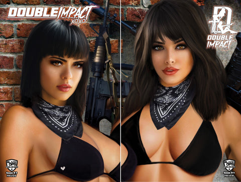 Double Impact #1 Preview - "Outlaws" Exclusive Closeup - Piper Rudich