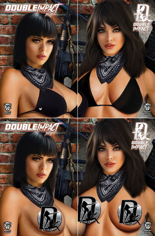Double Impact #1 Preview - "Outlaws" Exclusive Closeup - Piper Rudich
