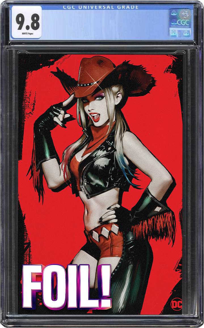 Harley Quinn 16 SDCC 2022 Exclusive Chrome Foil popular Variant by Sozomaika maika sozo