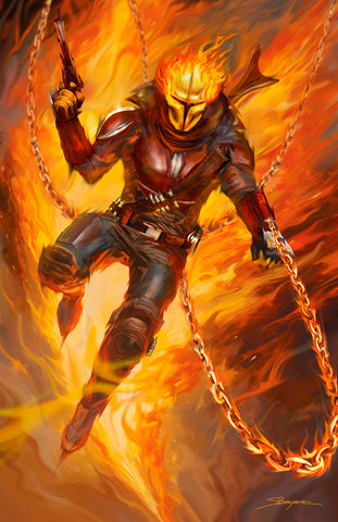 Ghost Vader & Mando Rider 11x17 SIGNED Prints - CK Edmonton Expo Exclusive - John Gallagher, Sheldon Bueckert