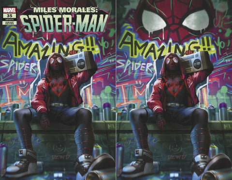 Miles Morales: Spider-Man #35 - CK Exclusive - DAMAGED COPY - Derrick Chew