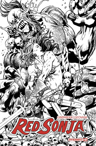 Red Sonja #1 - 1:20 Ratio Variant - Bryan Hitch