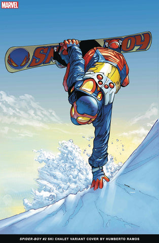 Spider-Boy #2 - 1:100 Ratio Variant - Ski Chalet - Humberto Ramos