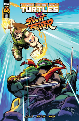 Teenage Mutant Ninja Turtles vs Street Fighter #3 - 1:100 Ratio Variant - Khary Randolph