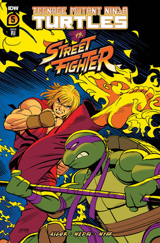 Teenage Mutant Ninja Turtles vs Street Fighter #5 - 1:100 Ratio Variant - Leonardo Romero
