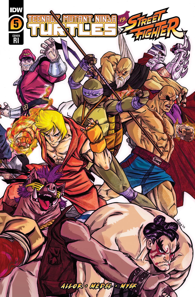Teenage Mutant Ninja Turtles vs Street Fighter #5 - 1:25 Ratio