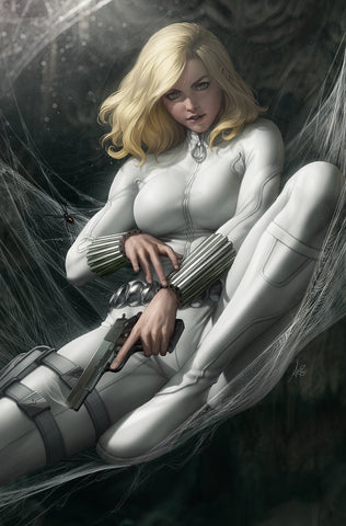 White Widow #1 - DAMAGED COPY - 1:100 Ratio Variant - Artgerm