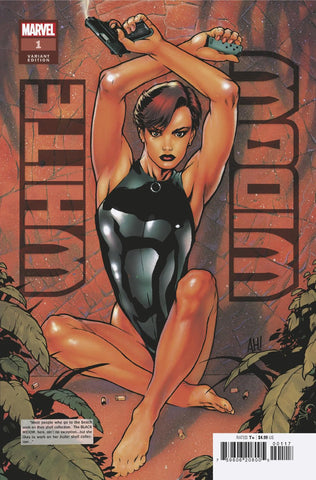 White Widow #1 - 1:25 Ratio Variant - DAMAGED COPY - Adam Hughes