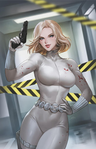 White Widow #1 - DAMAGED COPY - 1:50 Ratio Variant - Leirix