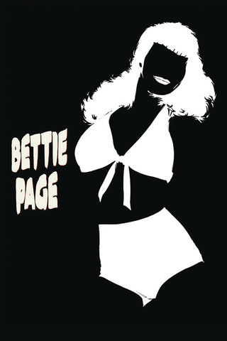 Bettie Page #1 - 1:20 Ratio B&W Variant - Stephen Mooney