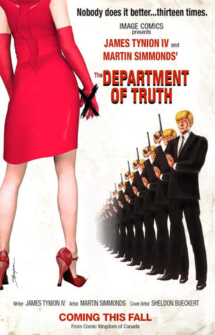Department of Truth #13 - CK Exclusive - Octopussy Homage - Sheldon Bueckert