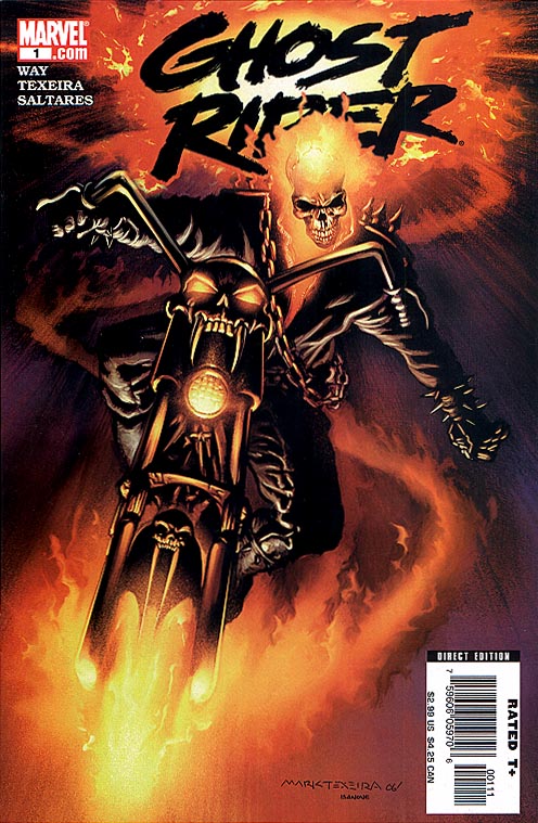 The Brave and the Bold on X: Mark Texeira Ghost Rider 16