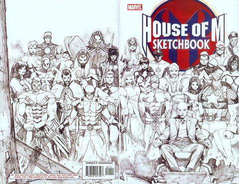 House of M Sketchbook #1 - Sketch Variant - Olivier Coipel