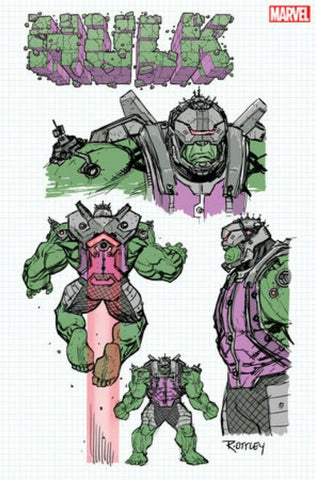 Hulk #1 - 1:10 Ratio Design Variant - DAMAGED COPY - Ryan Ottley