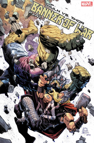 Hulk vs. Thor: Banner of War Alpha #1 - 1:50 Ratio Variant - Ryan Stegman