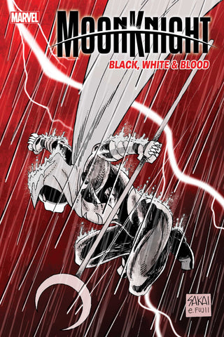 Moon Knight: Black, White and Blood #1 - 1:25 Ratio Variant - Stan Sakai