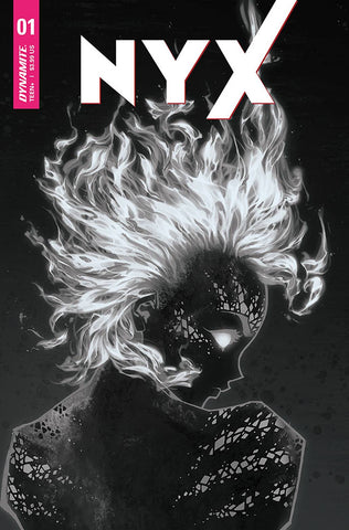 Nyx #1 - 1:10 Ratio B&W Variant - Rose Besch