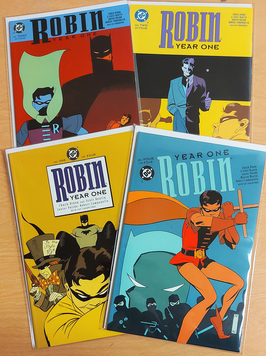 Robin: Year One #1-#4 Set - Javier Pulido, Robert Campanella