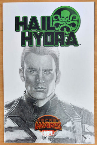 Hail Hydra #1 - Cover C - Evans Captain America - Dustin Ridgen