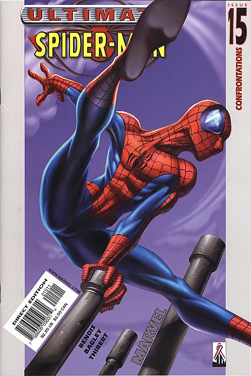 ultimate spiderman comic cover