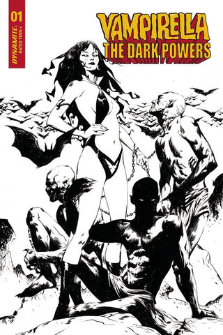 Vampirella: The Dark Powers #1 - 1:30 Ratio B&W Variant - Jae Lee