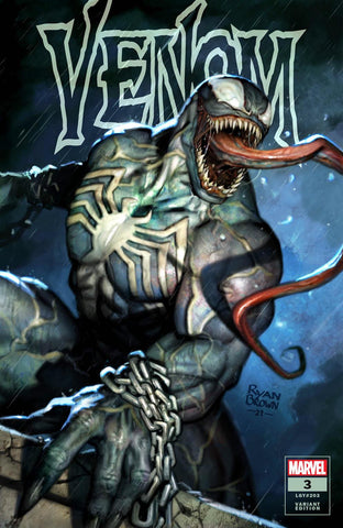 Venom #3 - Exclusive Variant - DAMAGED COPY - Ryan Brown