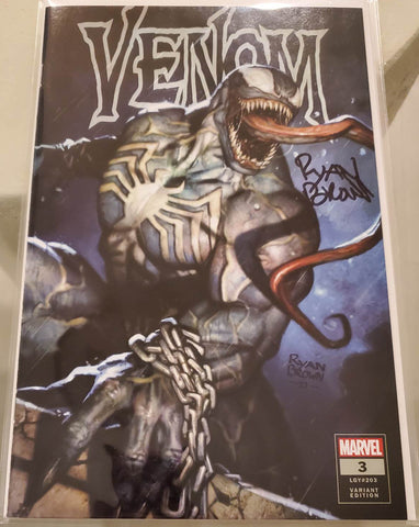 Venom #3 - Exclusive Variant - SIGNED - Ryan Brown