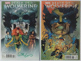 Death of Wolverine #1-#4 Set - SIGNED - Greg Land