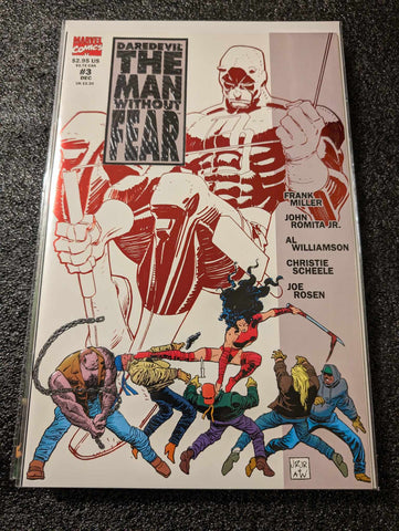 Daredevil: Man Without Fear #3 - Red Foil and Embossed