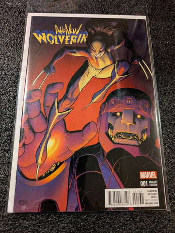 ALL NEW WOLVERINE #1 ART ADAMS VARIANT (MARVEL COMICS) NM-