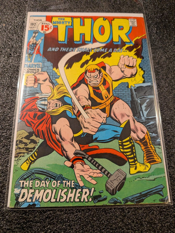 Thor #192 (Marvel Comics September 1971) F-