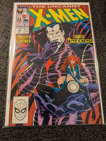 The Uncanny X-Men #239 (Marvel Comics December 1988) VF