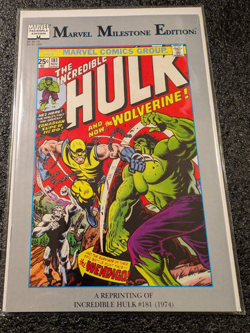 Marvel Milestone Edition: The Incredible Hulk #181 (Marvel Comics 1999) NM-