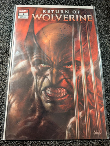 RETURN OF WOLVERINE #1 LUCIO PARRILLO EXCLUSIVE VARIANT EDITION X-MEN COMIC NM