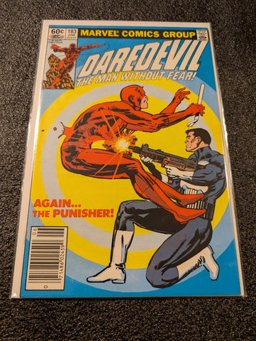 Daredevil #183 Newsstand Variant (Marvel Comics June 1982) VF+