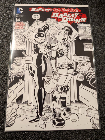 Harley Quinn #23 HARLEYS LITTLE BLACK BOOK VARIANT Bruce Timm Sketch Cover NM