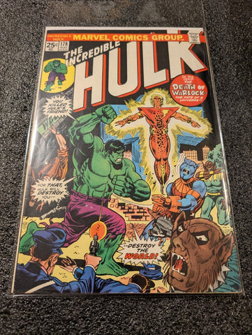The Incredible Hulk #178 (Marvel Comics August 1974) FN+