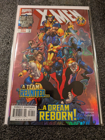 X-Men #80 Direct Edition-Holofoil Cover (Marvel Comics October 1998) NM