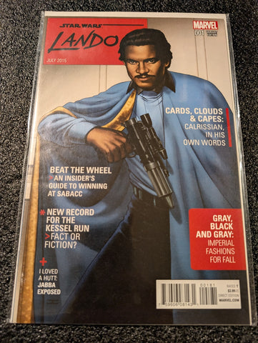 Lando #1 Incentive John Cassaday Variant (Marvel Comics September 2015) NM
