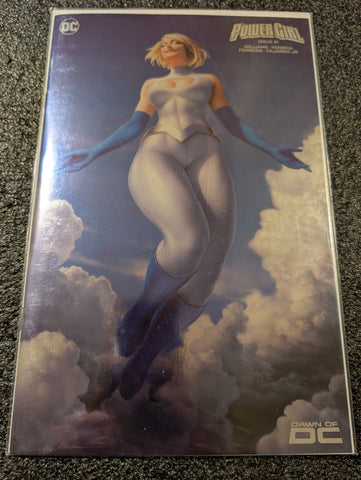 Power Girl #1 Warren Louw Foil Cardstock Variant Cover (DC Comics 2023) NM