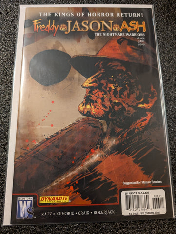 Freddy Vs Jason Vs Ash (Of Army of Darkness) : the Nightmare Warriors #6 (DC) NM