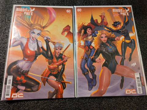 Birds of Prey #2 Cover A and B Connecting Cover Set NM