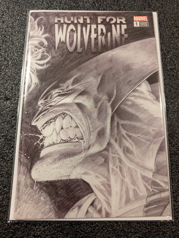 Hunt for Wolverine #1 Adam Kubert 1:1000 Remastered Sketch Variant 2018 NM